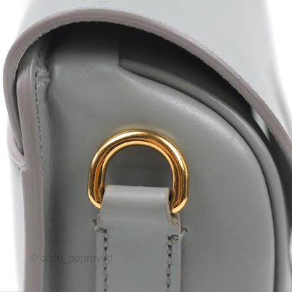 Christian Dior Medium Bobby Flap Stone Grey Box Calfskin