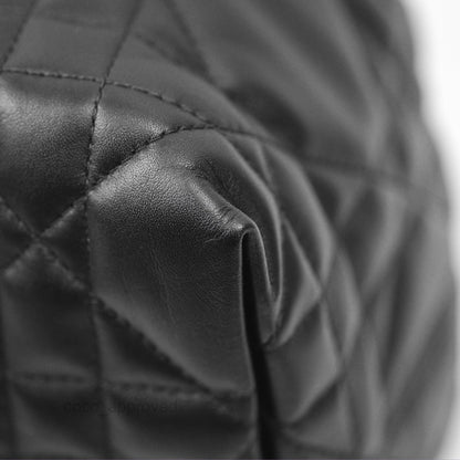 Dior Medium Toujours Bag Black Macrocannage Calfskin