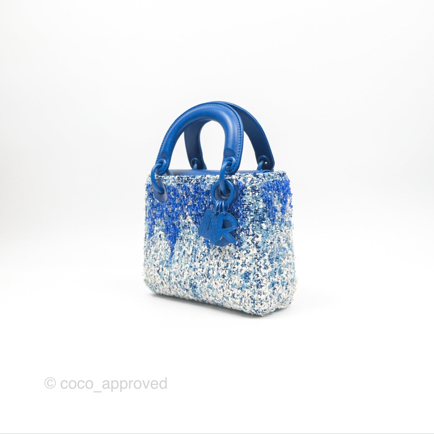 Dior Art Mini Lady Dior Beaded Blue "Chong Hyun Ha" Collaboration