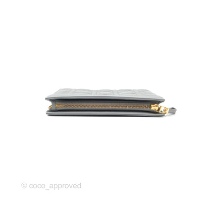 Christian Dior Dior Caro Every Dior Pouch Stone Gray Cannage Calfskin