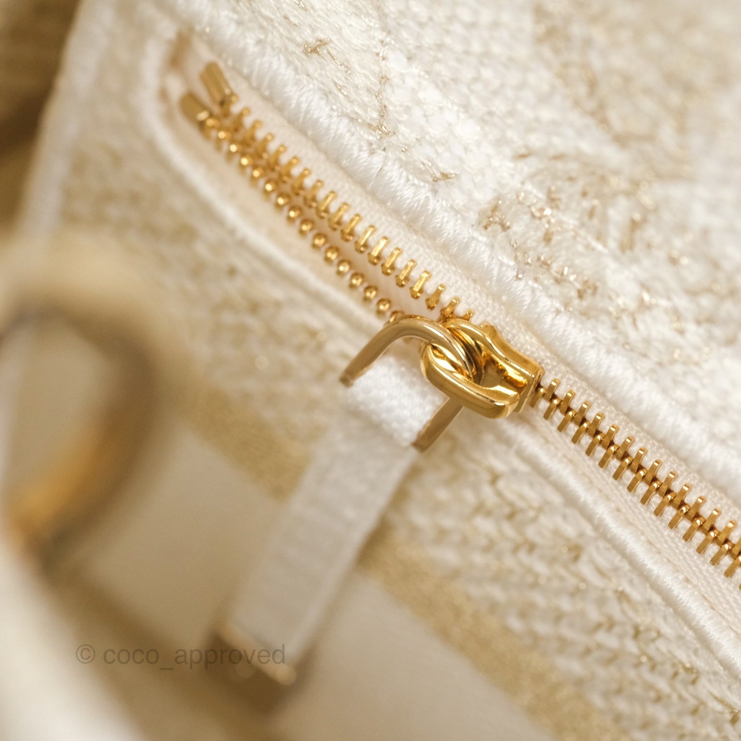 Christian Dior Medium Lady D-Lite Bag Dior Jardin d'Hiver Embroidery White