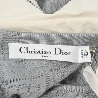 Christian Dior Knit Dress Grey Size 34