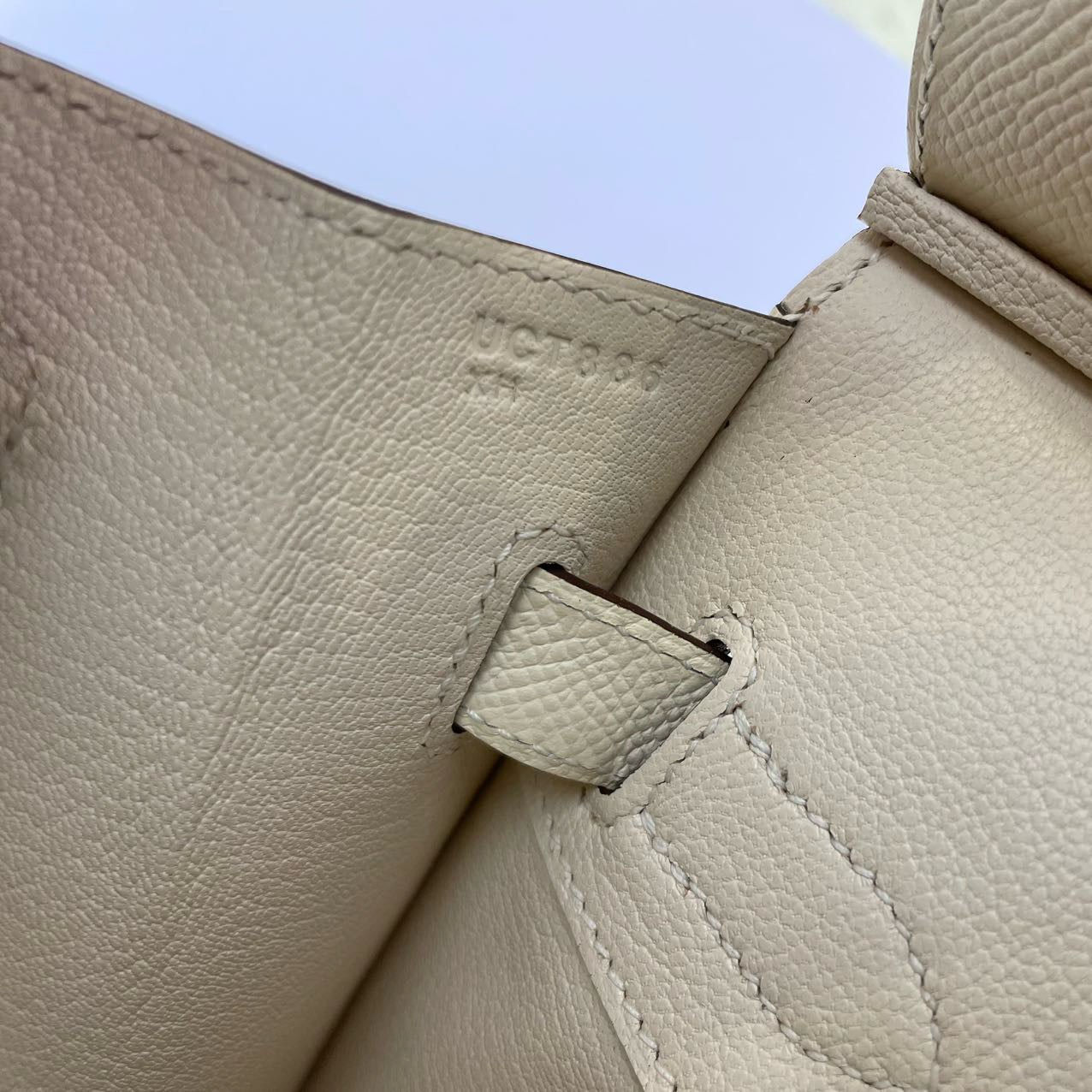 Hermes Birkin 30 Sellier Bag in Nata Epsom Leather with Gold Hardware