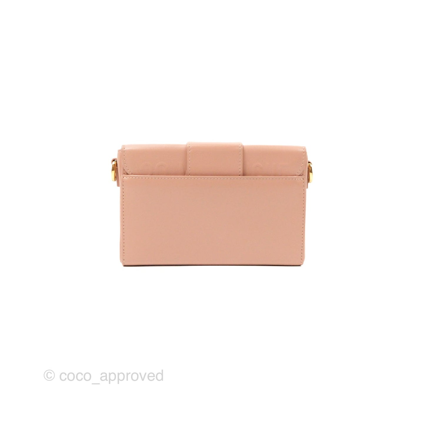 Christian Dior 30 Montaigne Beige Calfskin Box Bag