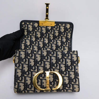 Christian Dior 30 Montaigne Oblique Jacquard Box Bag