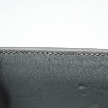 Christian Dior 30 Montaigne Box Bag Grey Calfskin