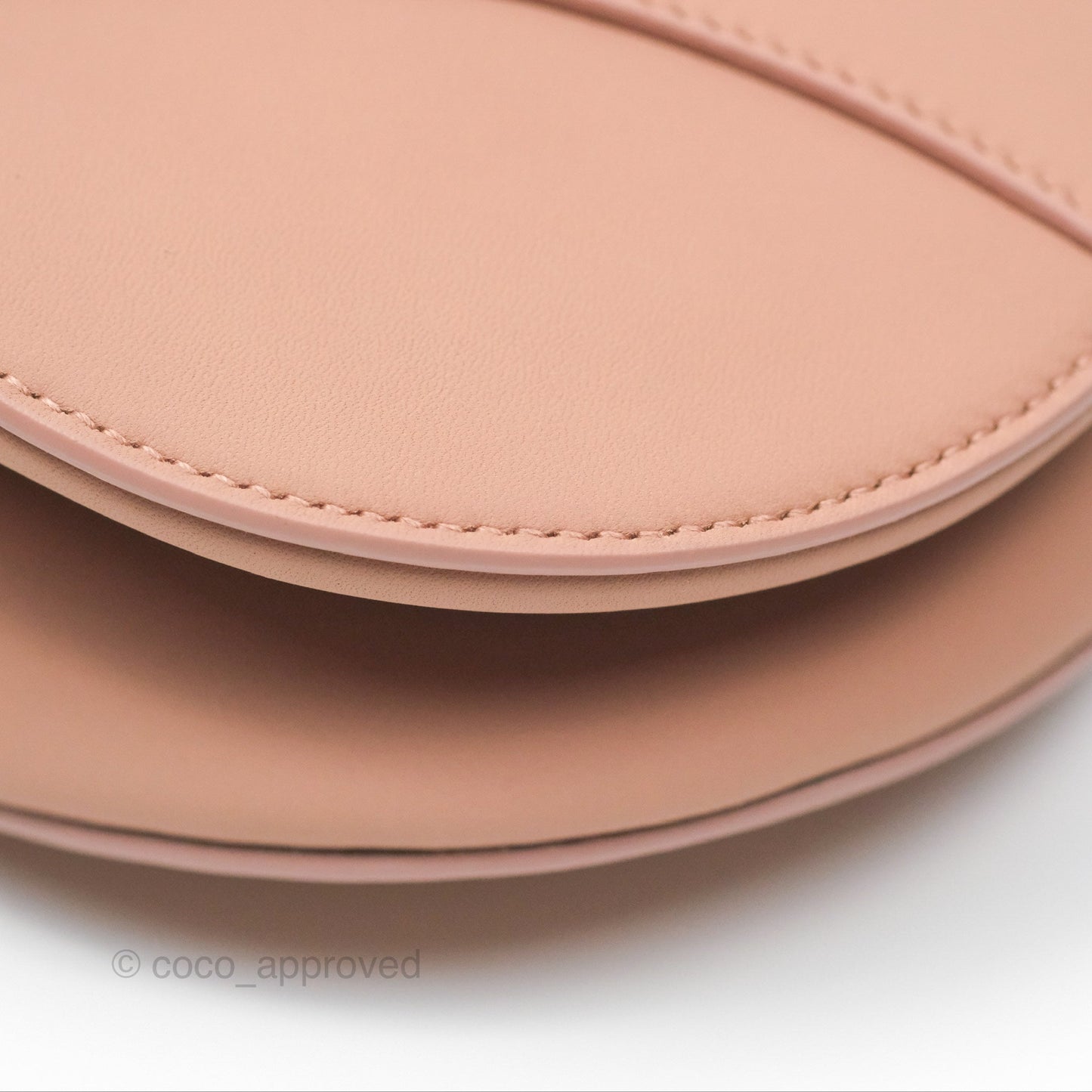 Christian Dior Saddle Bag Blush Ultramatte Calfskin