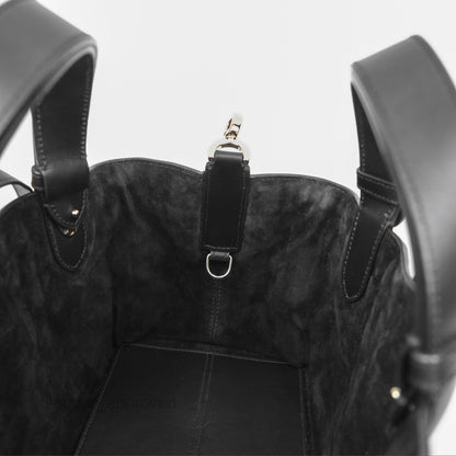 Christian Dior Small Dior Toujours Bag Black Macrocannage Calfskin