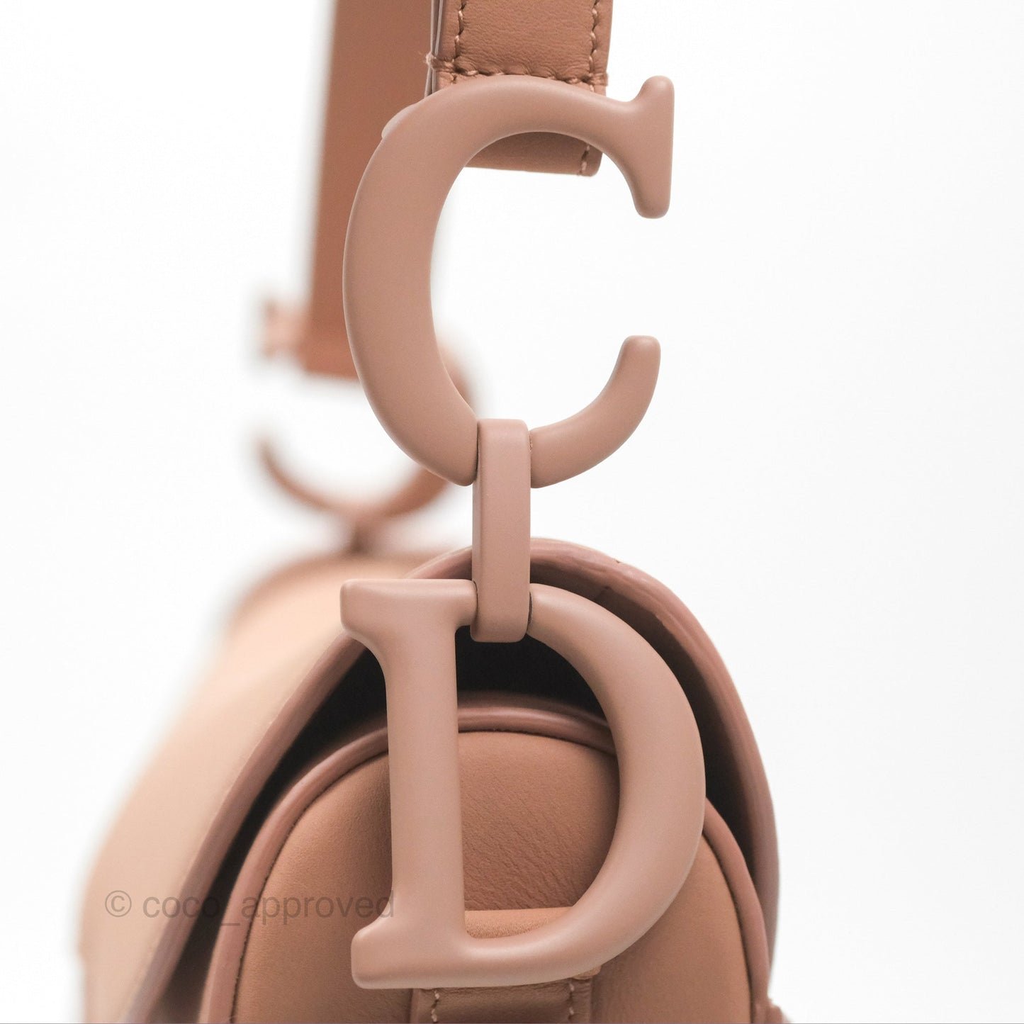 Christian Dior Saddle Bag Blush Ultramatte Calfskin