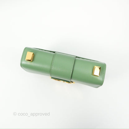 Dior Micro 30 Montaigne Flap Bag Mint Green Smooth Calfskin