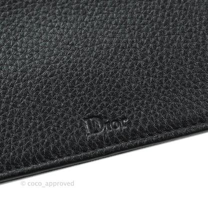 Christian Dior Small Diorama Calfskin Flap Bag Black Gold Hardware