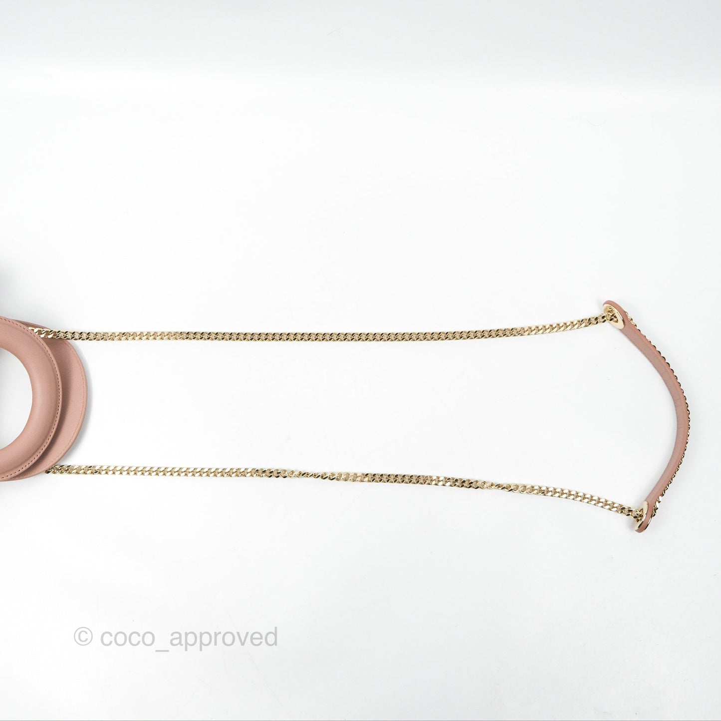 Christian Dior Mini Lady Dior Blush Cannage Lambskin Gold Hardware