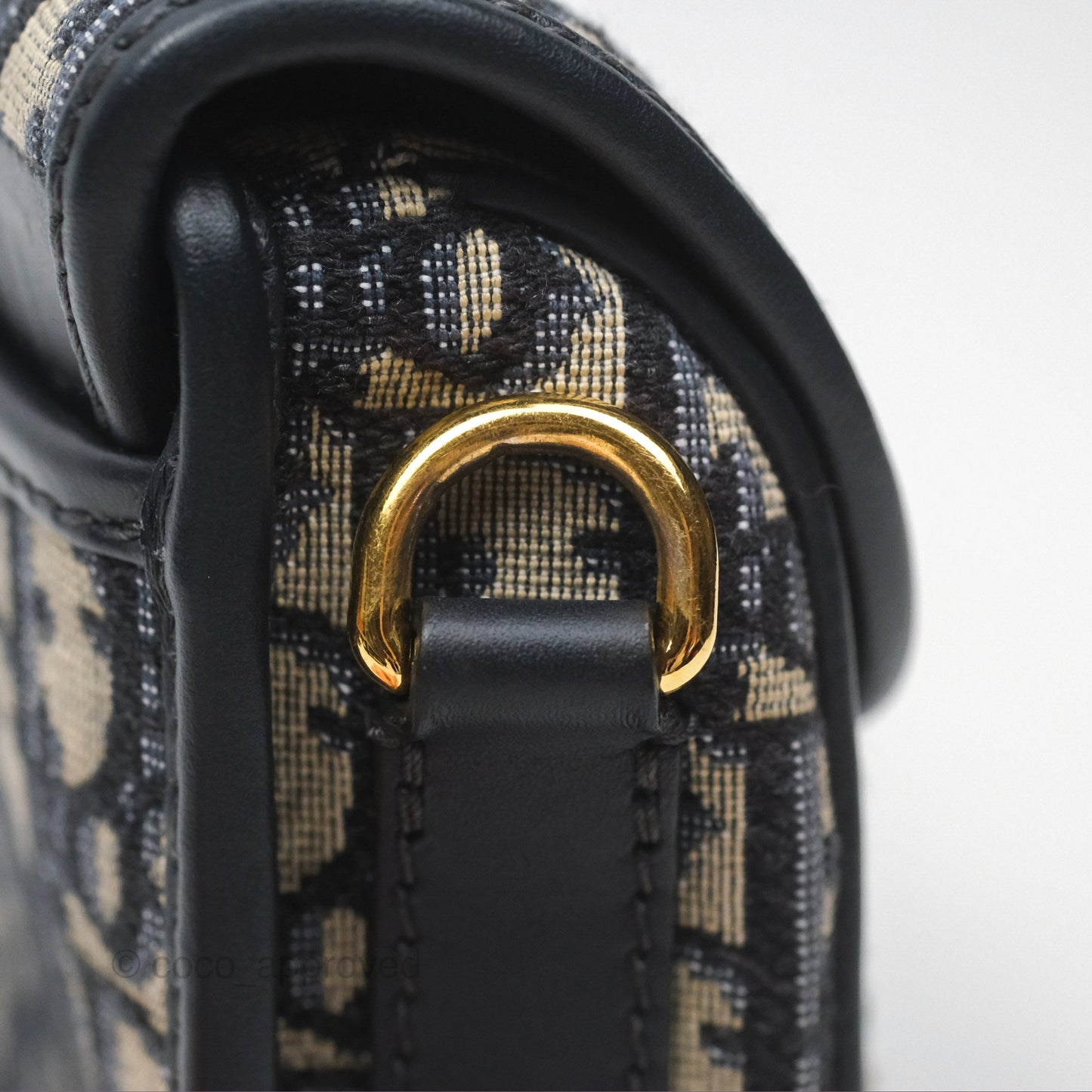 Dior Small Bobby Bag Blue Oblique Jacquard Canvas