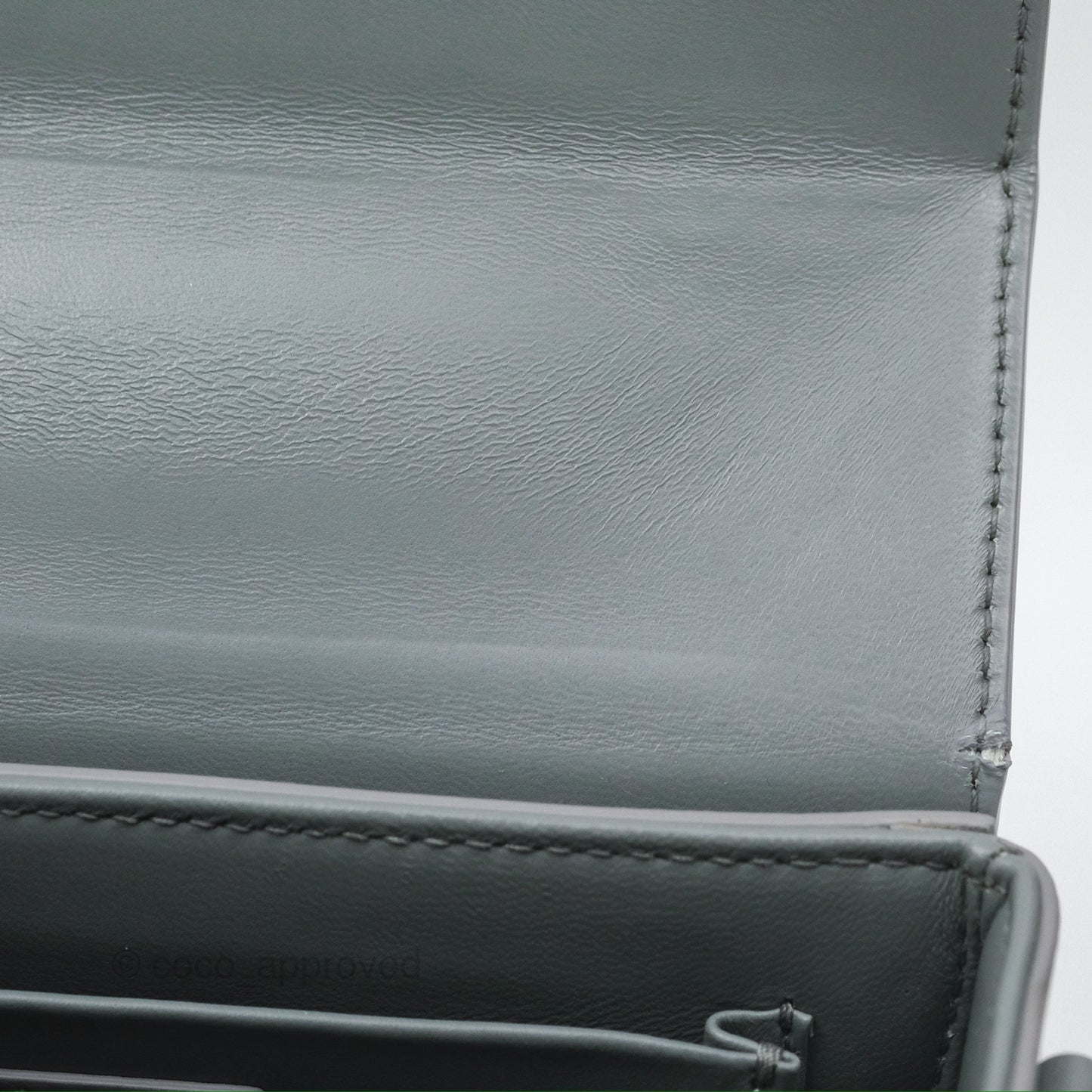 Christian Dior 30 Montaigne Box Bag Grey Calfskin