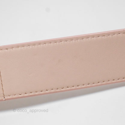 Christian Dior Lambskin My ABCDior Lady Dior Pink Gold Hardware