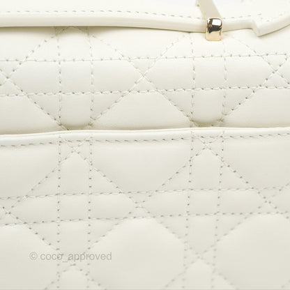 Dior Miss Dior Mini Bag White Cannage Lambskin