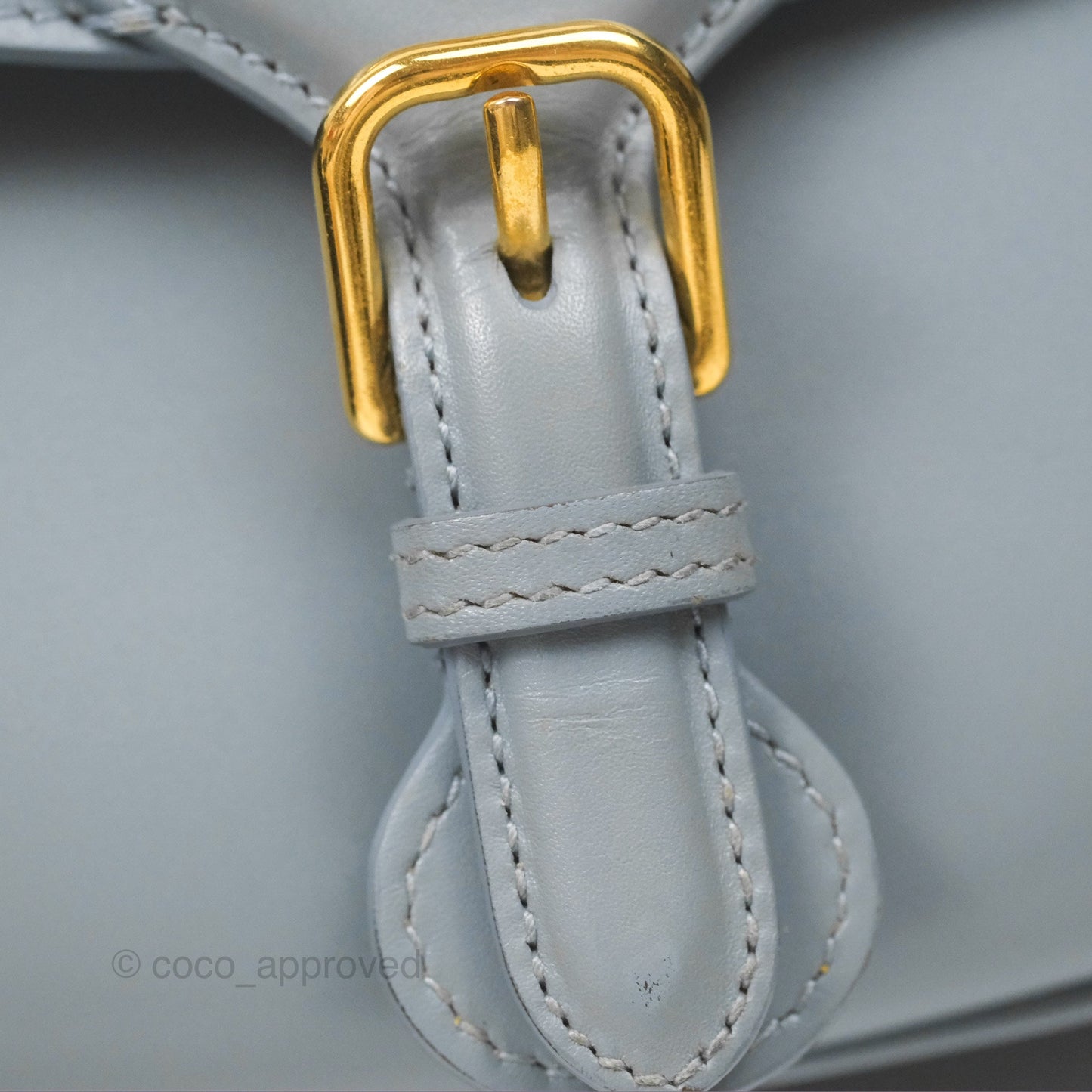 Christian Dior Medium Bobby Flap Grey Box Calfskin