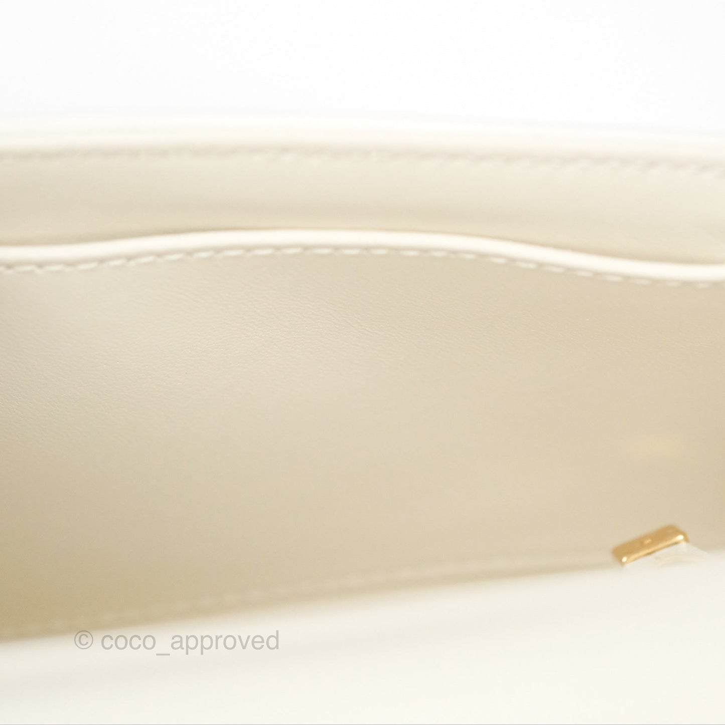 Dior Small Caro Bag Latte Lucky Star White Cannage Lambskin