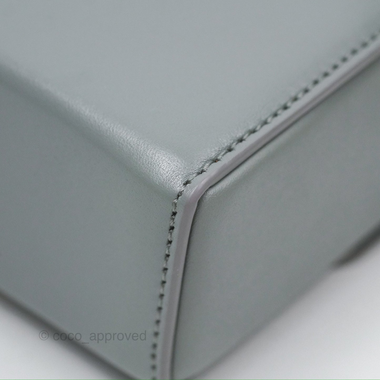 Christian Dior 30 Montaigne Box Bag Grey Calfskin