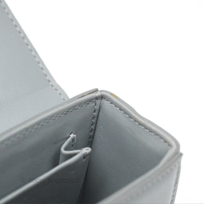 Christian Dior 30 Montaigne Box Bag Grey Calfskin