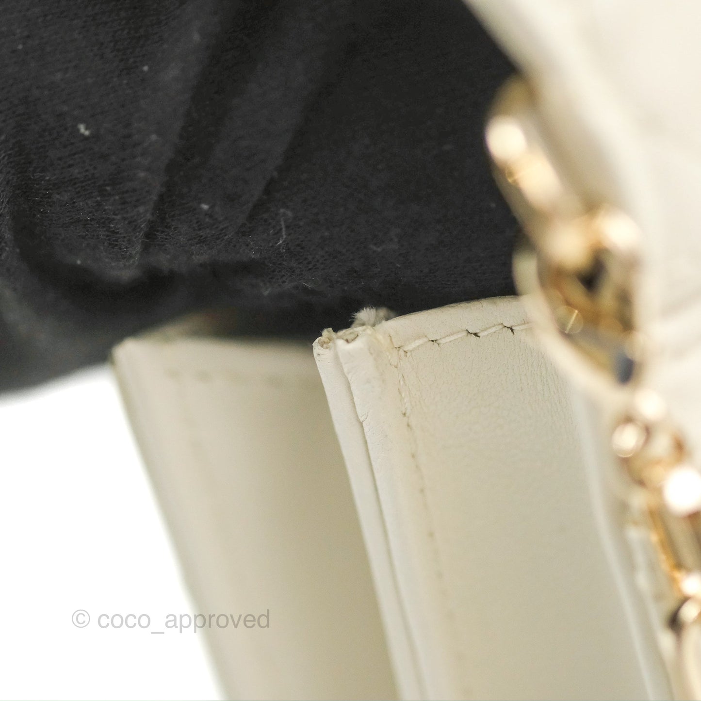 Dior Miss Dior Mini Bag Ivory White Cannage Lambskin
