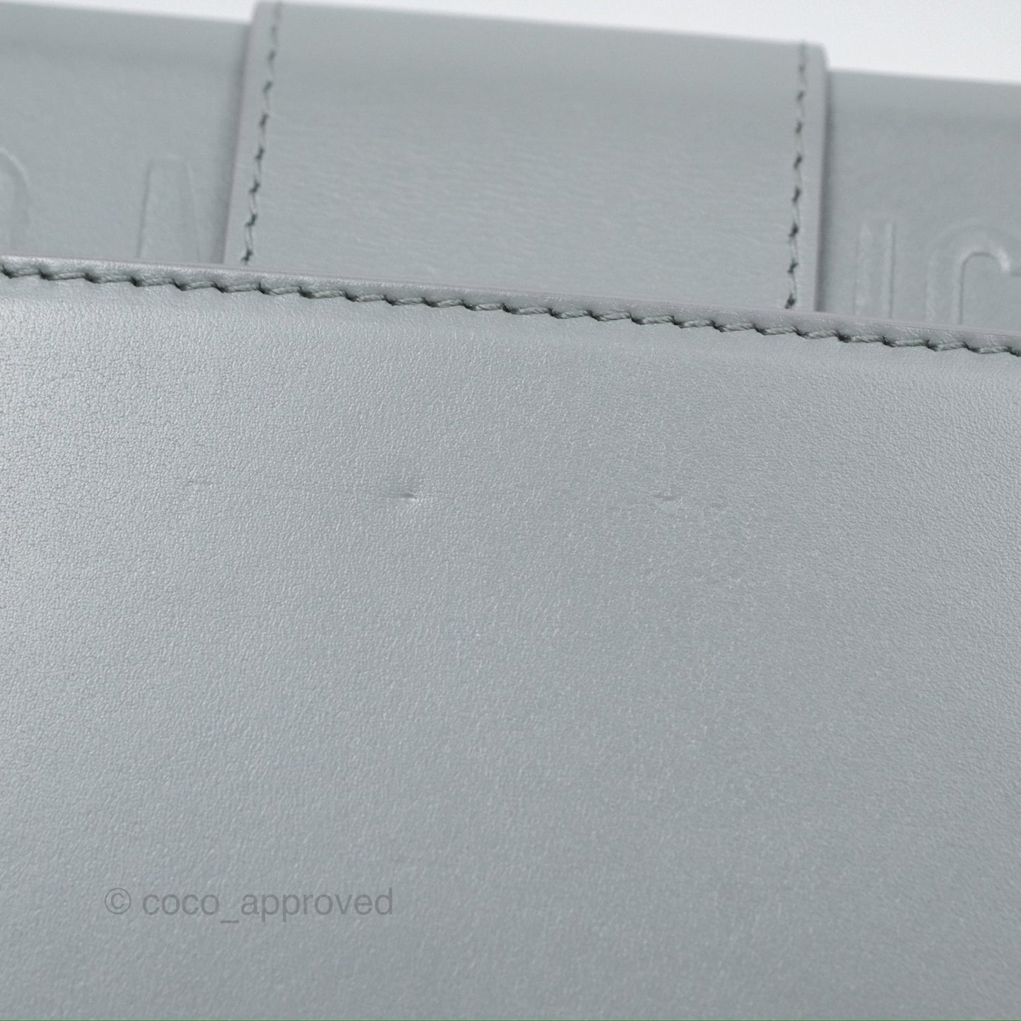 Christian Dior 30 Montaigne Box Bag Grey Calfskin