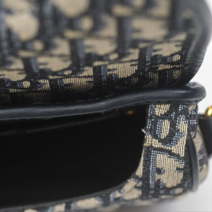 Dior Small Bobby Bag Blue Oblique Jacquard Canvas