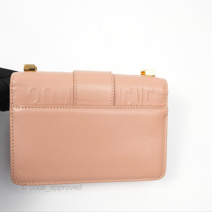 Dior Micro 30 Montaigne Flap Bag Rose Des Vents Calfskin