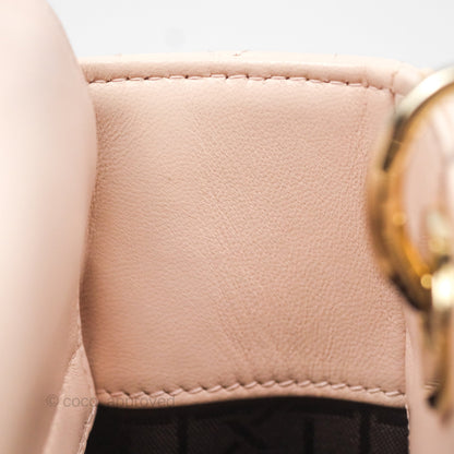 Christian Dior Lambskin My ABCDior Lady Dior Pink Gold Hardware