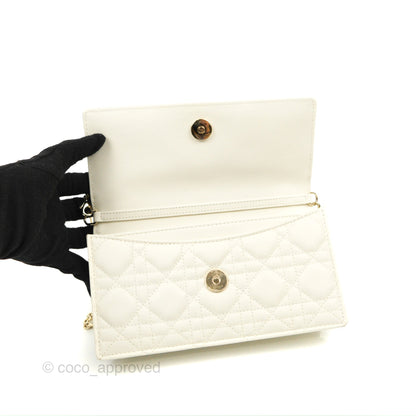 Dior Miss Dior Mini Bag Ivory White Cannage Lambskin