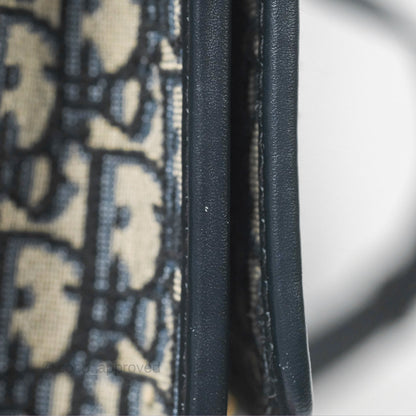 Dior 30 Montaigne Bag Blue Dior Oblique Jacquard
