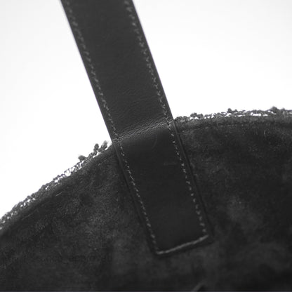 Christian Dior Medium Dior Toujours Bag Black Cannage Tweed