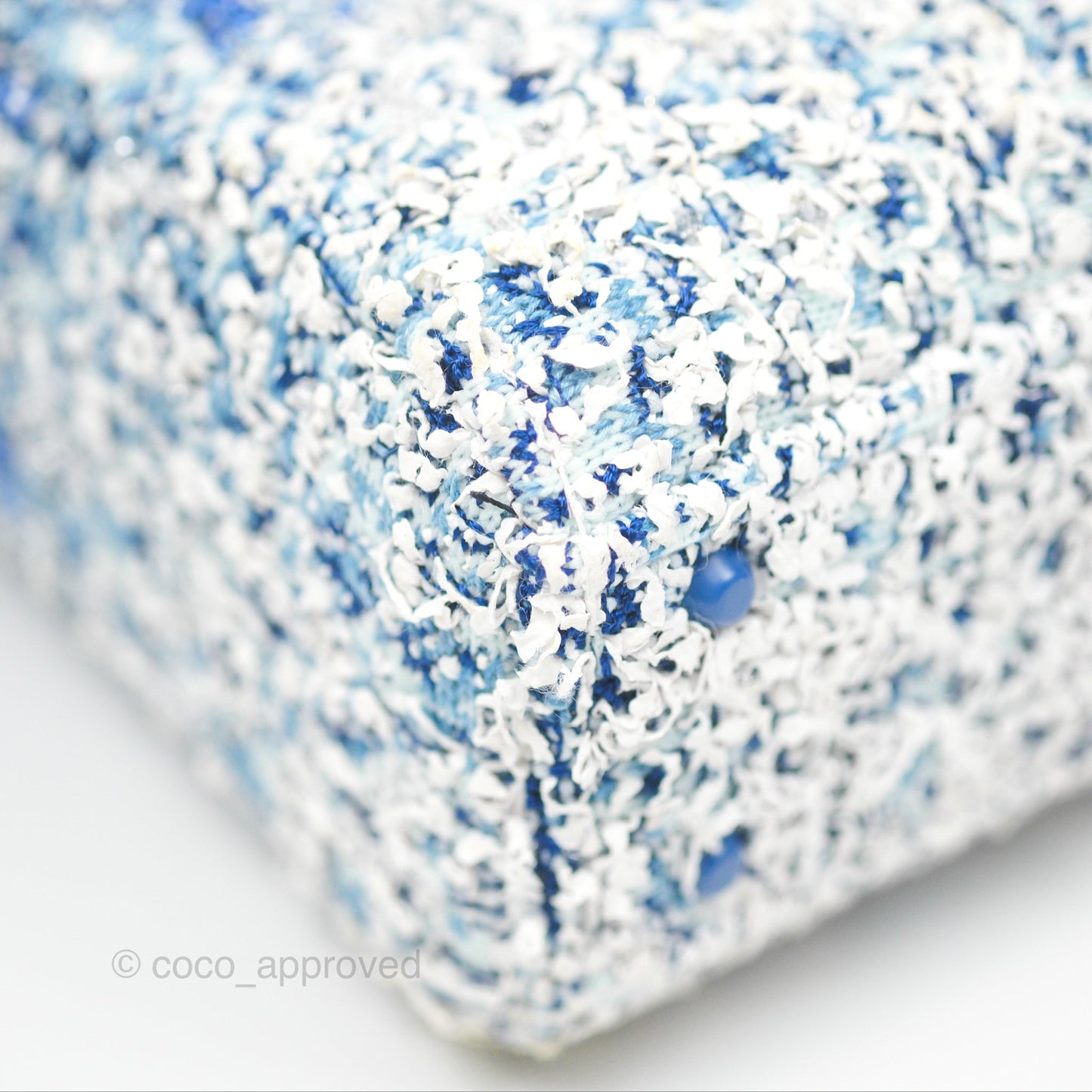 Dior Art Mini Lady Dior Beaded Blue "Chong Hyun Ha" Collaboration