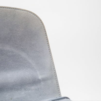 Christian Dior Medium Bobby Flap Grey Box Calfskin