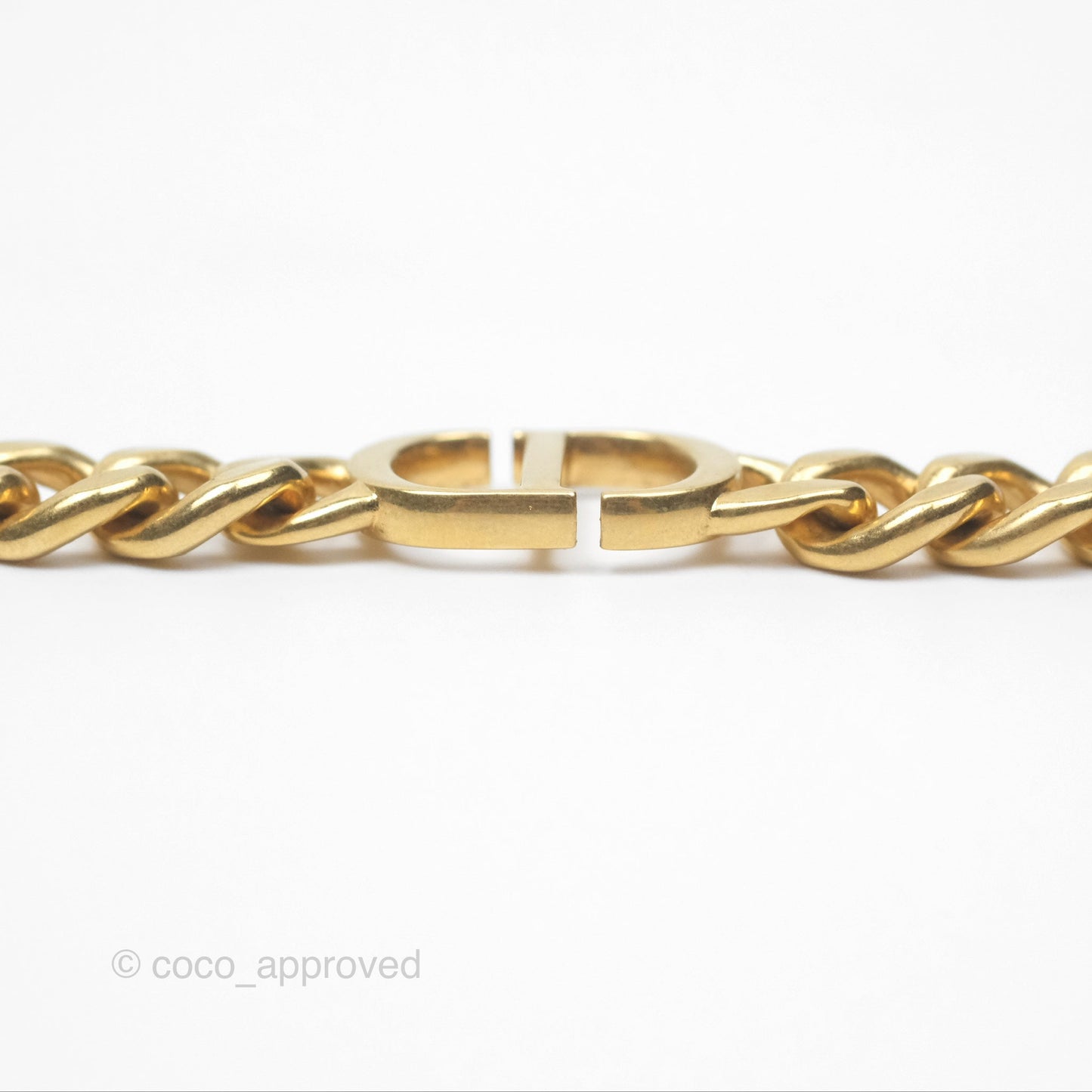 Christian Dior 30 Montaigne Choker Gold Tone
