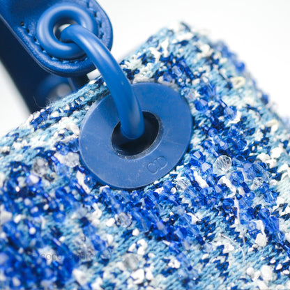 Dior Art Mini Lady Dior Beaded Blue "Chong Hyun Ha" Collaboration