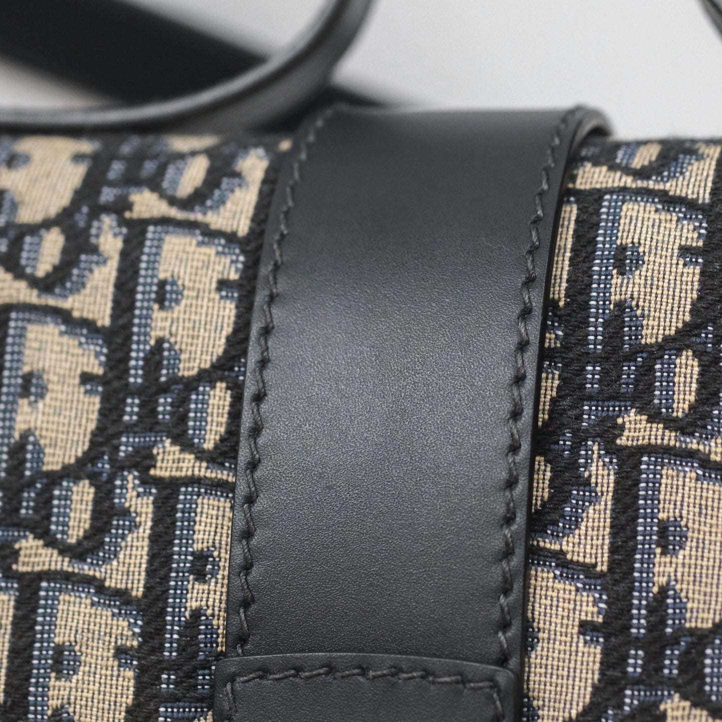 Christian Dior Small 30 Montaigne Bag Blue Dior Oblique Jacquard