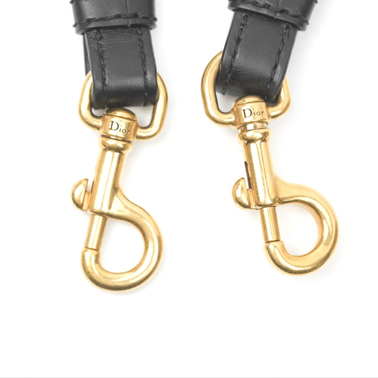 Christian Dior Navy 'Christian Dior Paris' Embroidery Shoulder Strap