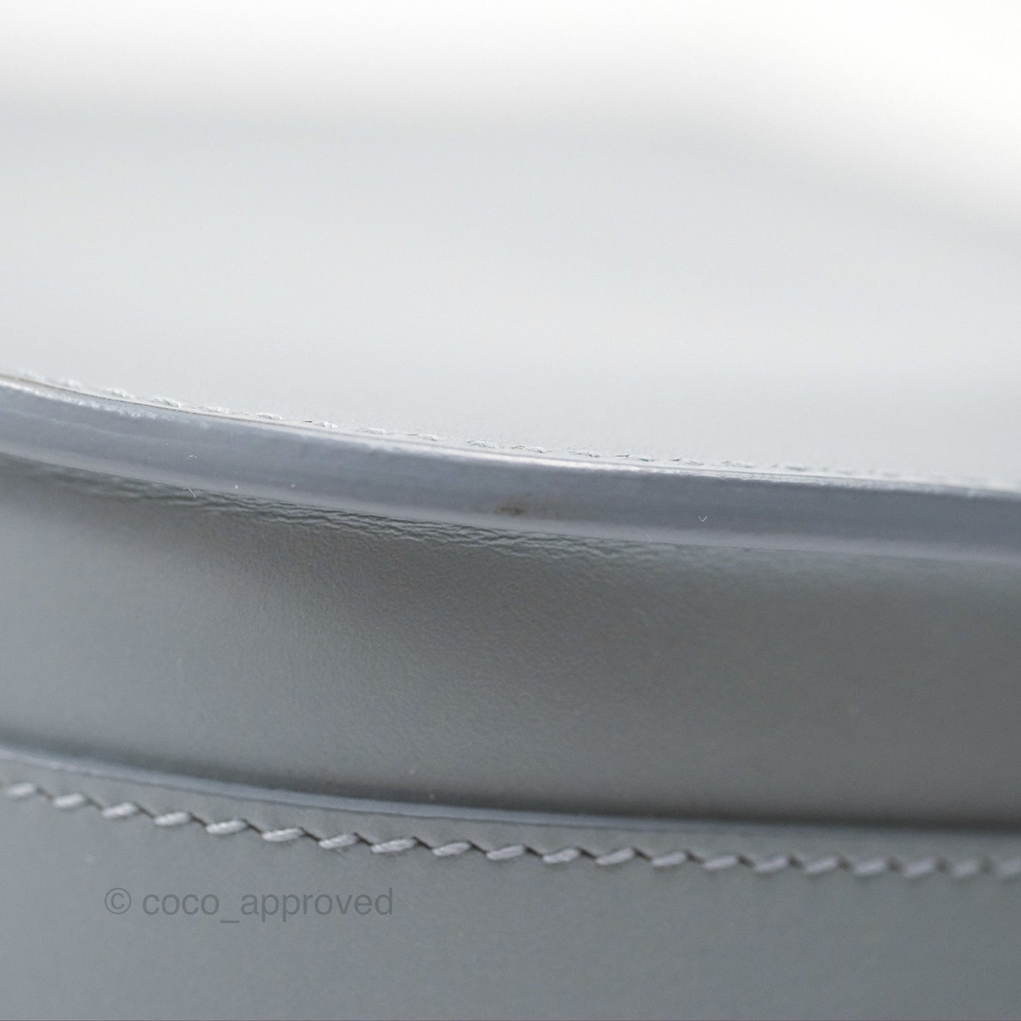 Christian Dior Medium Bobby Flap Grey Box Calfskin