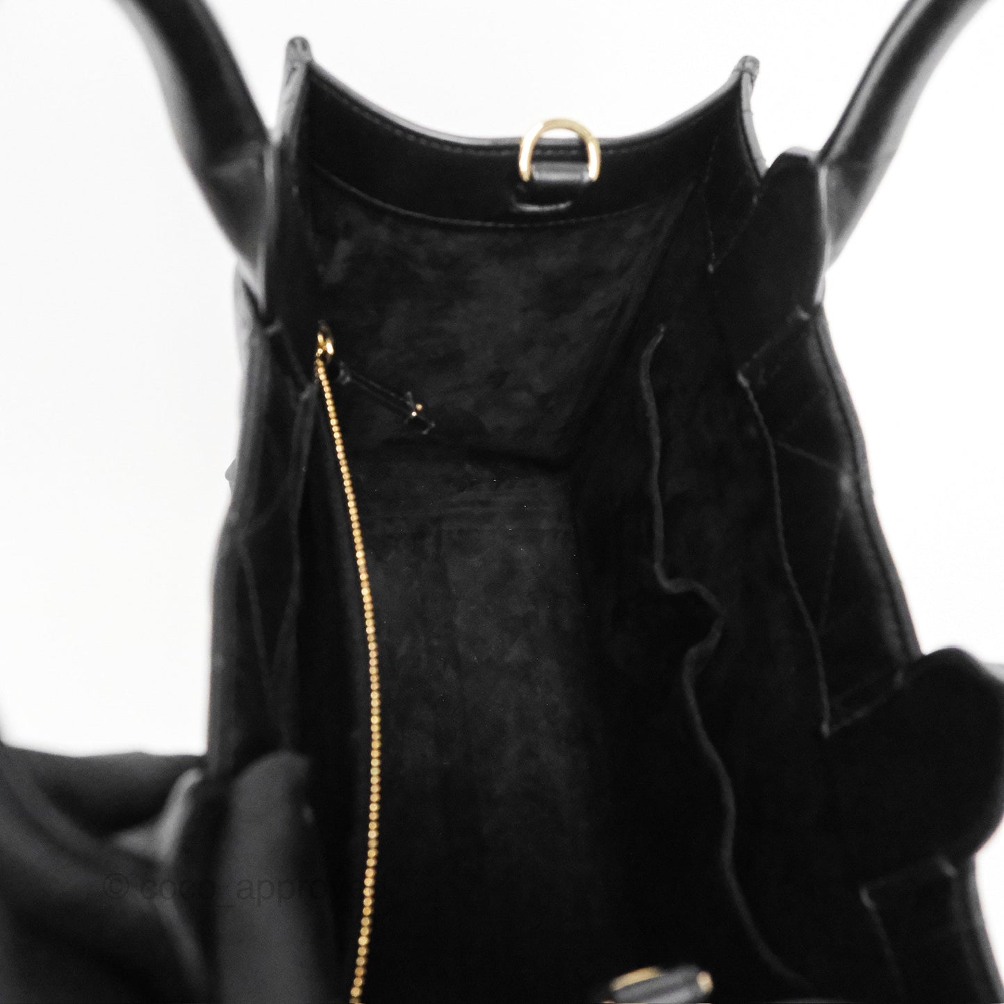 Dior Small Dior Book Tote Black Macrocannage Calfskin Gold Hardware
