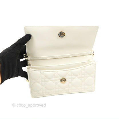 Dior Miss Dior Mini Bag Ivory White Cannage Lambskin