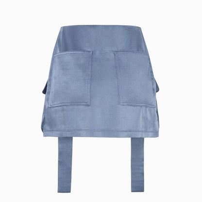 Fendi Blue Satin Skirt Women