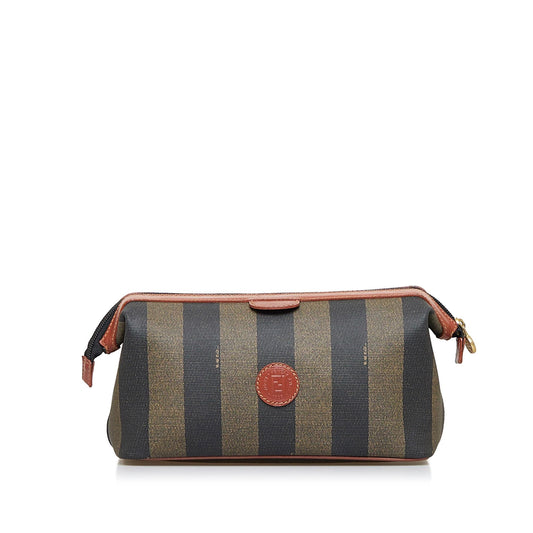 Fendi Pequin Clutch Bag