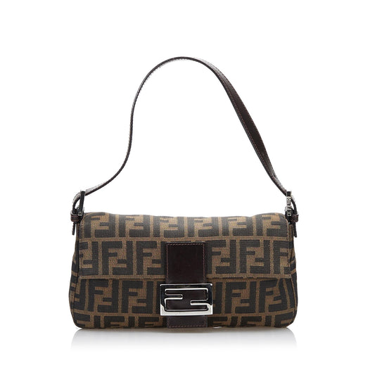 Fendi Zucca Canvas Baguette