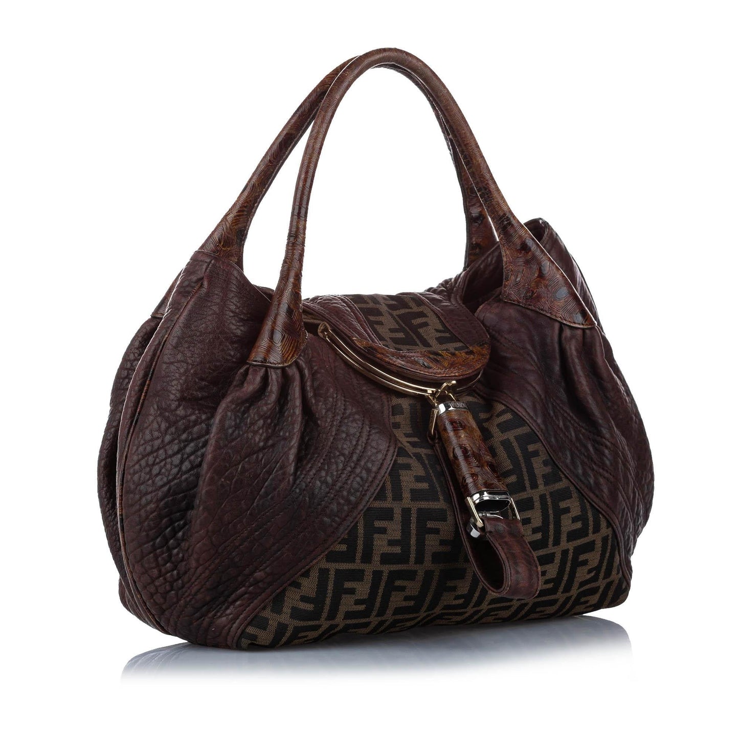 Fendi Zucca Spy Canvas Handbag (SHG-16038)