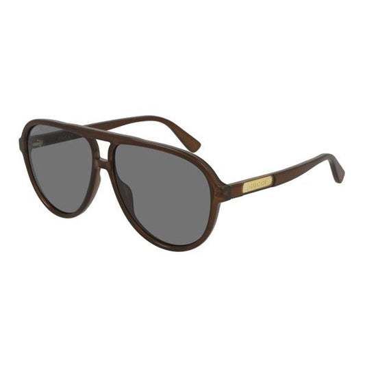 Gucci GG0935S Sunglasses Brown / Blue-AmbrogioShoes