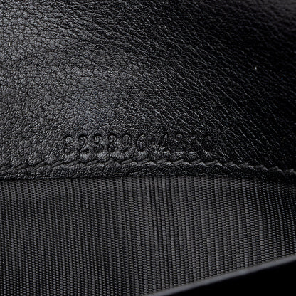 Gucci Guccissima Metallic Leather Bree Continental Wallet