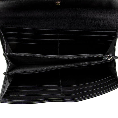 Gucci Guccissima Metallic Leather Bree Continental Wallet