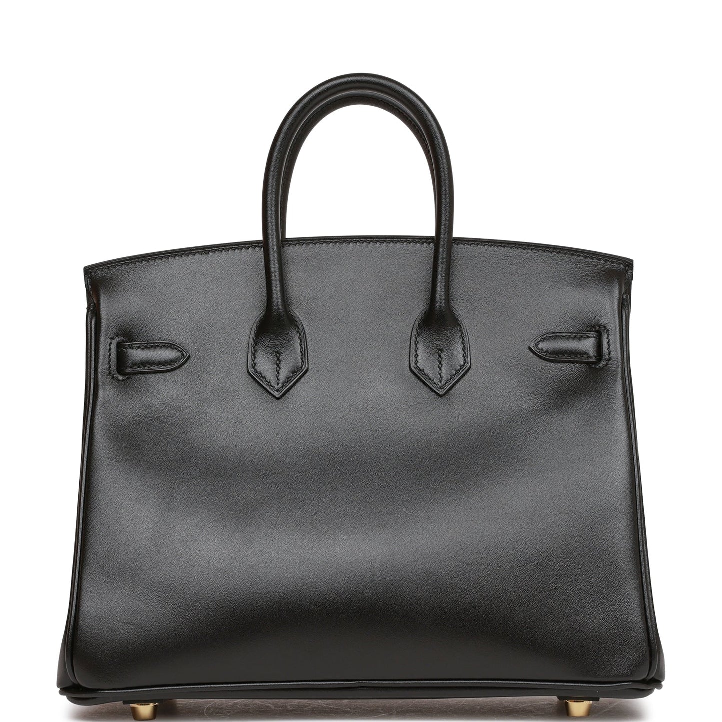 Hermes Birkin 25 Black Tadelakt Gold Hardware