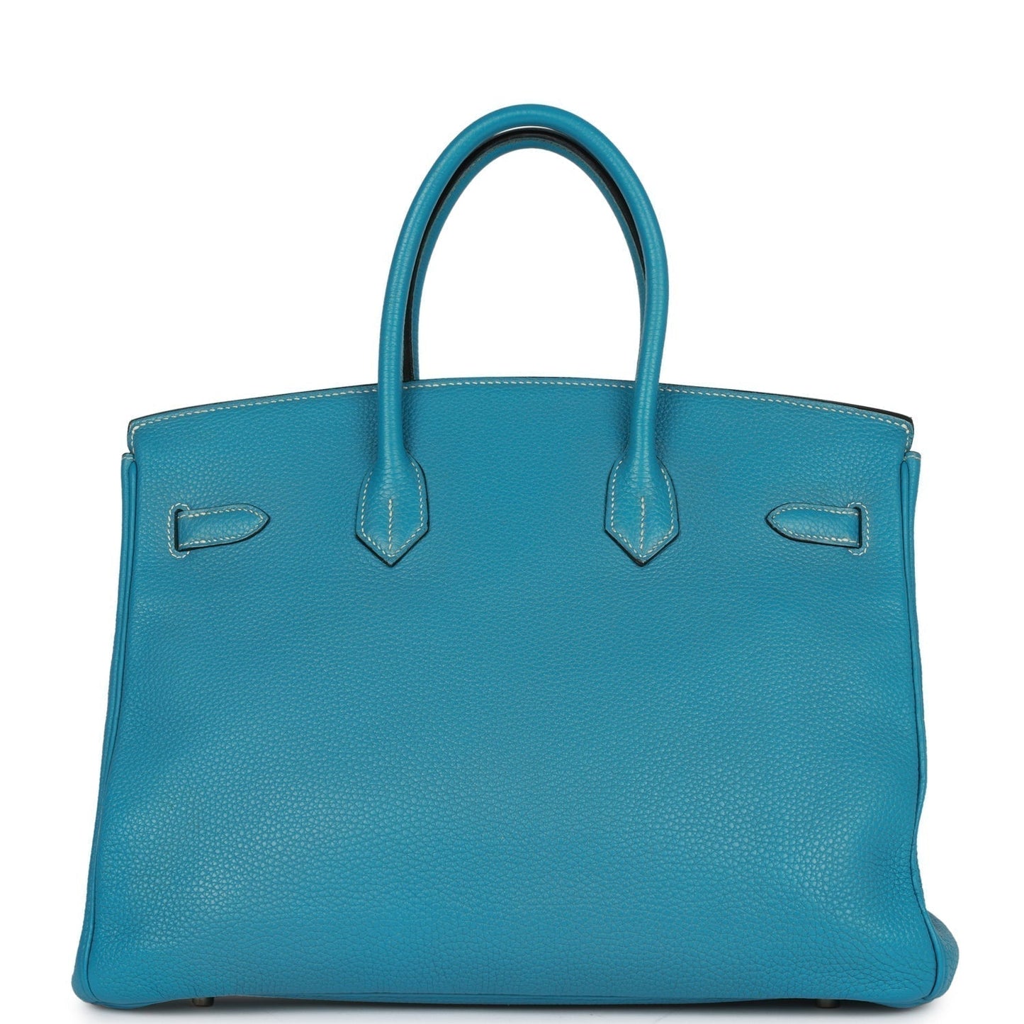 Hermes Birkin 35 Bleu Jean Togo Palladium Hardware